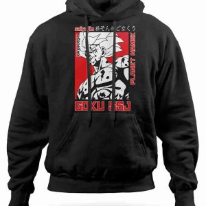 Felpa con cappuccio Goku Super Sayan Dragon Ball Z Anime