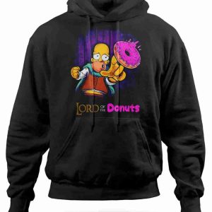 Felpa Con Cappuccio Homer Simpson Lord of Donuts