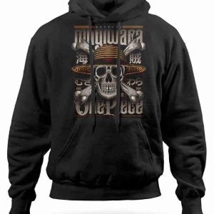 Felpa con cappuccio Jolly Roger Mugiwara One Piece