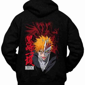 Felpa con Cappuccio Retro Bleach Vanguard Anime