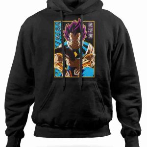 Felpa con cappuccio Vegeta God Dragon Ball Anime