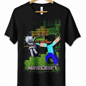 T-Shirt Minecraft Maglietta Videogames