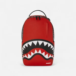 Sprayground Zaino Shark Central Holdin Down The City DLXSV RED