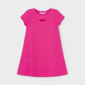Vestito apertura bambina Mayoral magenta