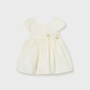 Abito cerimonia neonata Mayoral panna