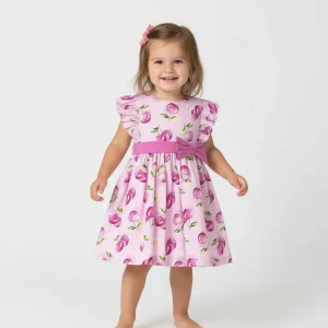 Vestito stampato neonata Mayoral stampa frutta malva